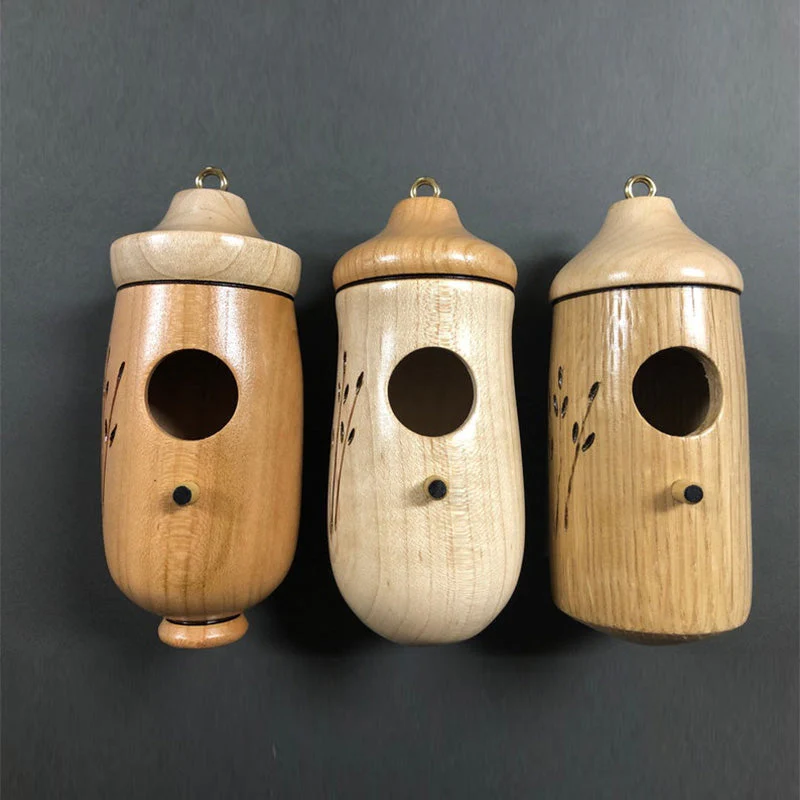 Outfany Wooden Hummingbird House - Image 5